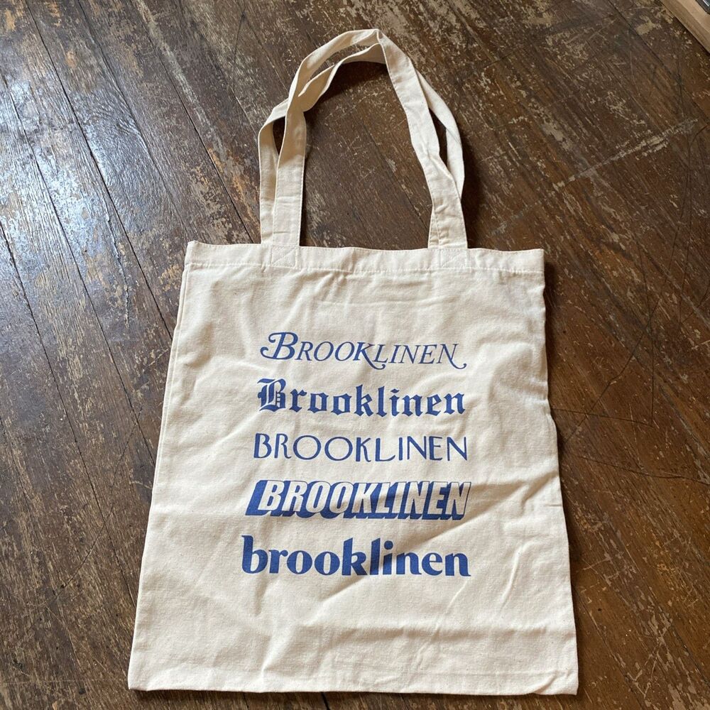 Brooklinen Tote Cotton Canvas Bag in Natural Color For Books Shopping Travel NEW